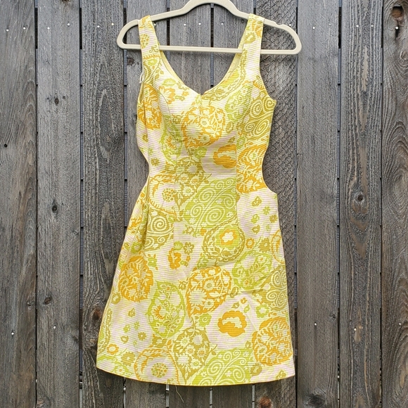 Vintage Dresses & Skirts - VTG 60's cut-out side mini